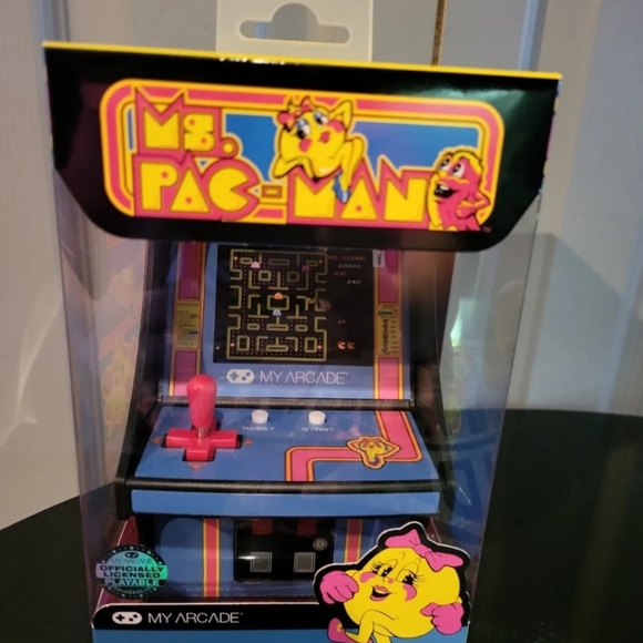My Arcade/Ms Pac-Man Micro Player Arcade Machine 7" - Picture 2 of 4